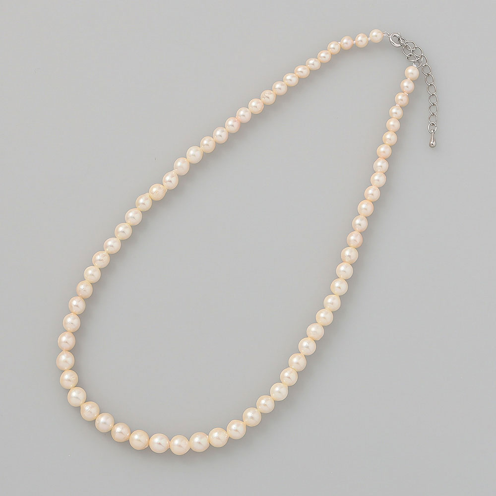 アコヤ真珠セミバロックグラデーションネックレス