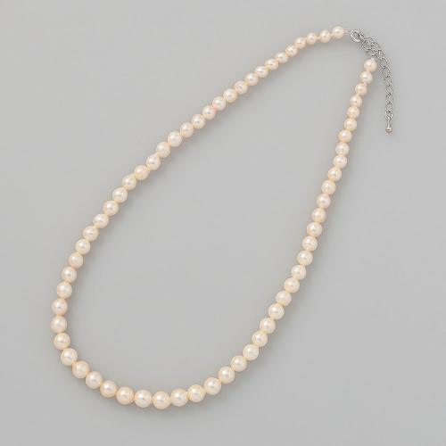 アコヤ真珠セミバロックグラデーションネックレス