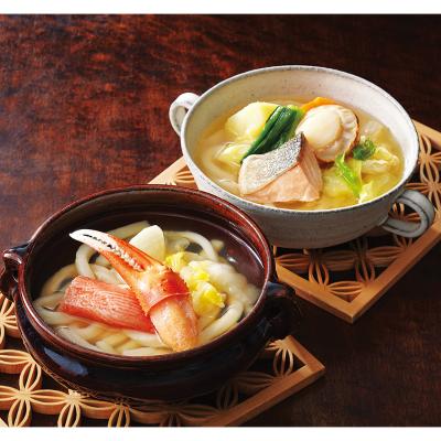 〈京料理たん熊北店〉冬の小鍋うどん2種セット