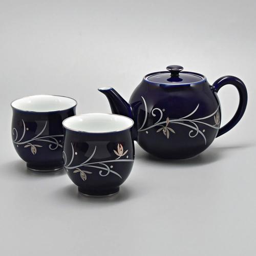 orchid wave・茶の間揃(急須1個、湯呑2客セット)