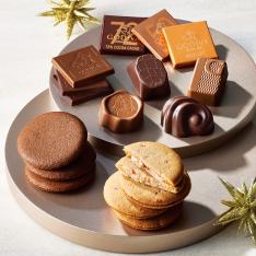 〈ゴディバ〉チョコレート&クッキー アソートメント(あまおう苺&ミルクチョコレート/ダークチョコレート)
