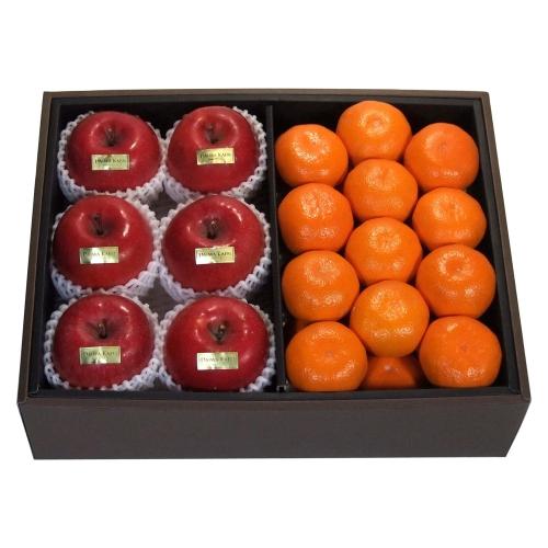 【最適な時期に収穫し、順次発送予定】長野県産サンふじ・和歌山県産有田みかん詰合せ