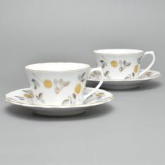 燦彩ばら ペアコーヒーカップ&ソーサー