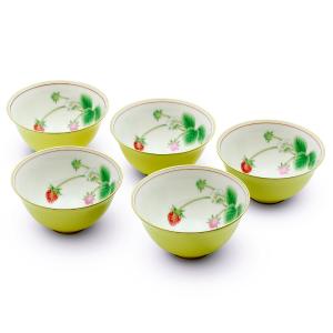 Amazon.co.jp: 青花 有田焼 れんげ 5個 専用箱 : ホーム＆キッチン