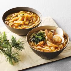 お湯をかけるだけで出来る稲庭うどん