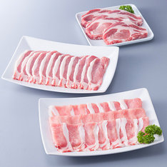 鹿児島県産 黒豚 ロースバラエティセット