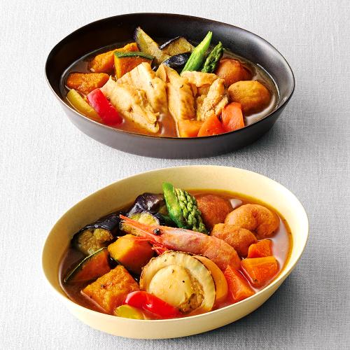 〈札幌バルナバフーズ〉具だくさんスープカレー