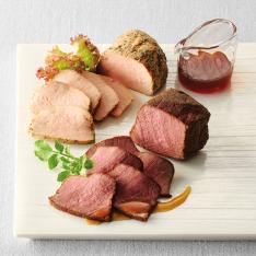 〈日本ハム〉ローストビーフ＆ローストポーク食べきりセット