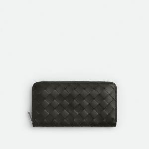 ボッテガヴェネタBOTTEGAVENETA カセットジップアラウンドウォレット黒 ブラックカセット ジップアラウンドウォレット| Bottega Veneta