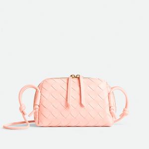 Bottega Veneta ミニ ローマ トートバッグ ピンクベージュ BOTTEGA VENETA - Pink Mini Wallace bag | Leam Roma - Luxury