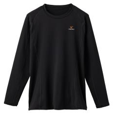 リチャージ+ ロングスリーブ メンズ ブラック×ブラック <一般医療機器> M→XL
