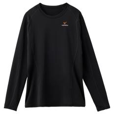 リチャージ+ ロングスリーブ レディース ブラック×ブラック <一般医療機器> M→L