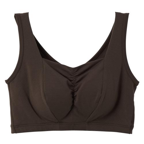 おうちインナー シャーリングブラ(パッド付き) レディ-ス モカ M→L