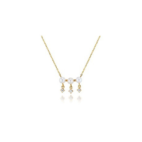 BABYPEARL＆WHITE SAPPHIRE ネックレス
