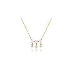 BABYPEARL＆WHITE SAPPHIRE ネックレス