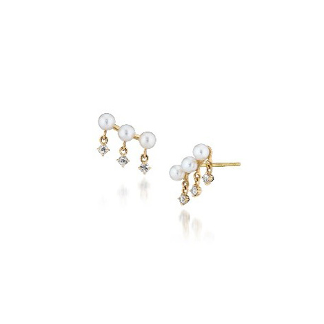 BABYPEARL＆WHITE SAPPHIRE ピアス
