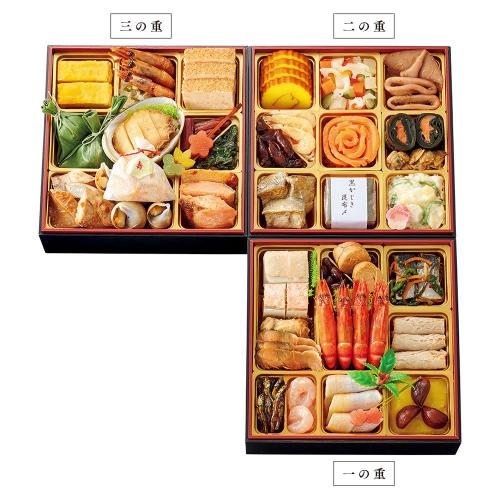 北陸応援おせち料理 三段重