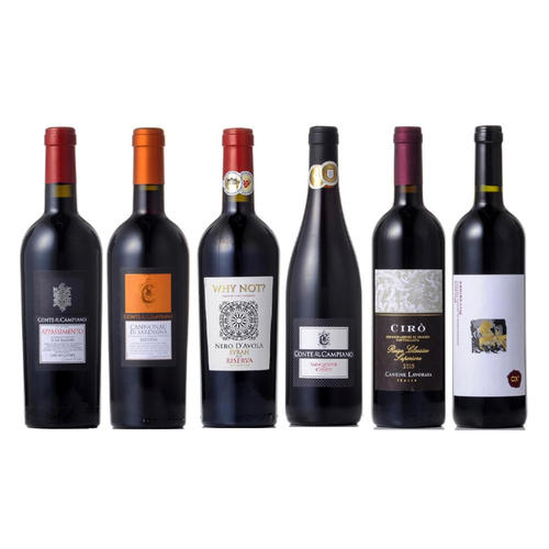 イタリアフルボディ赤ワイン6本セット