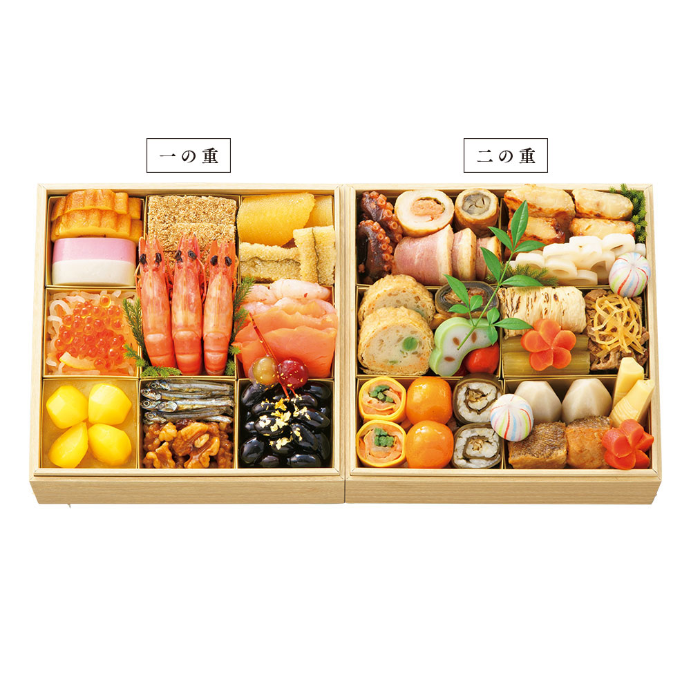 〈京料理 たん熊北店〉おせち料理 二段重