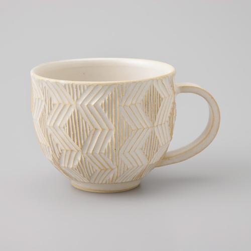 小林悠　綾マグカップ（白）