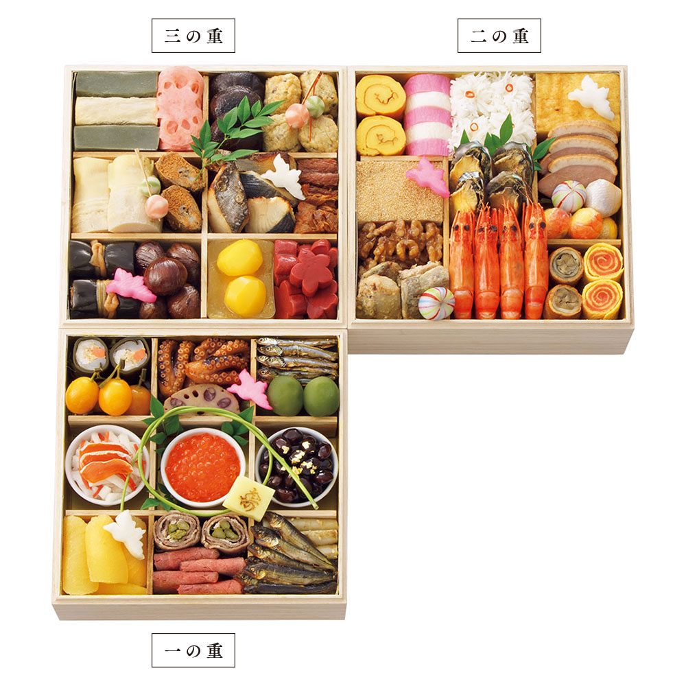 〈京料理 美濃吉〉おせち料理 三段重