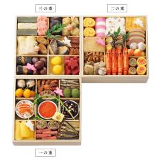 〈京料理 美濃吉〉おせち料理 三段重