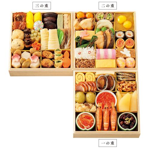 〈京料理 美濃吉〉おせち料理 三段重