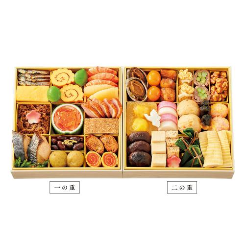 〈京料理 美濃吉〉おせち料理 二段重
