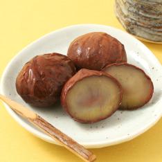 大粒やまえ栗の渋皮煮