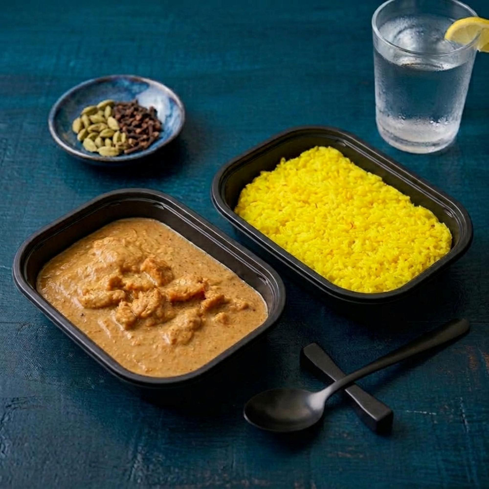 シーフードカレー＆サフランライス（4食セット）