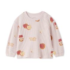［BABY］リンゴ柄ロンT