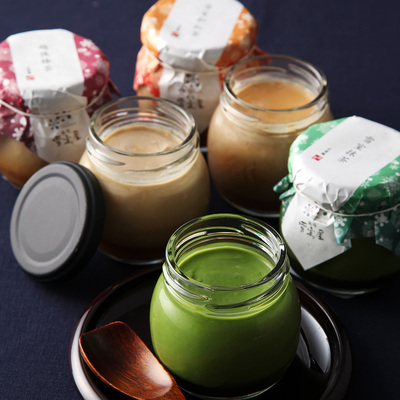 雪室銘茶プリン詰合せ