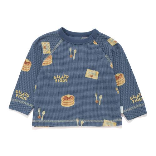［BABY］パンケーキ柄ロンT