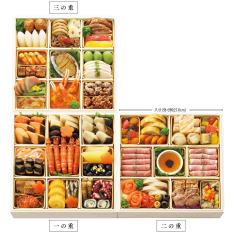 和洋中おせち料理「八寸三段重」
