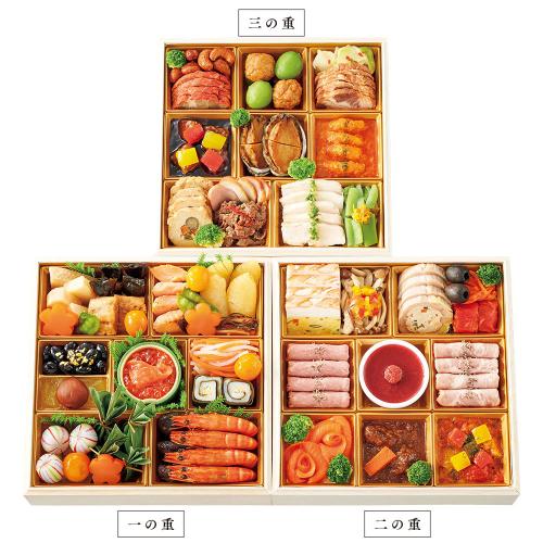 和洋中おせち料理「初晴」三段重