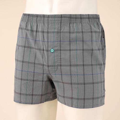 グレンチェック柄 トランクス 前開き　M→L