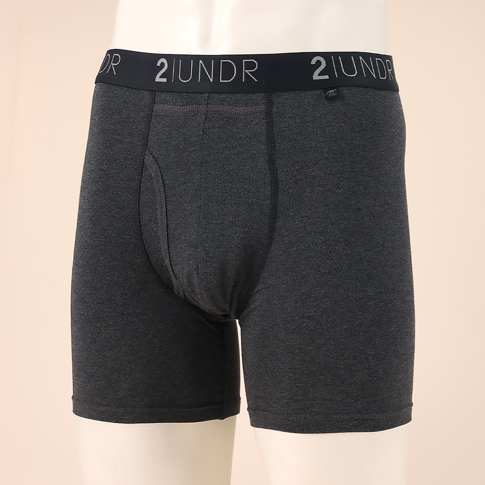 メランジ調 6インチ 前開きボクサーパンツ　S→L