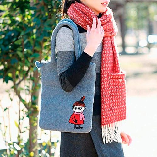 フェルトバッグ スニーキーミイ グレー