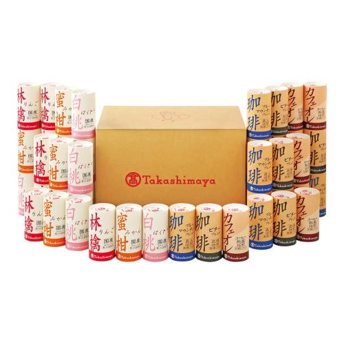 〈タカシマヤ〉100%ストレートジュース・アイスコーヒー(紙容器)
