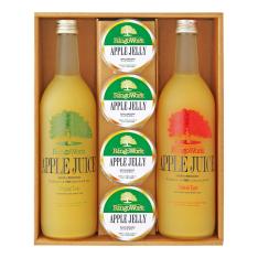 〈青森・板柳町りんごワーク〉「完熟」アップルジュース＆ゼリーセット