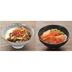 冷凍 海香丼の具・いくらとキングサーモンづけ丼の具4点セット