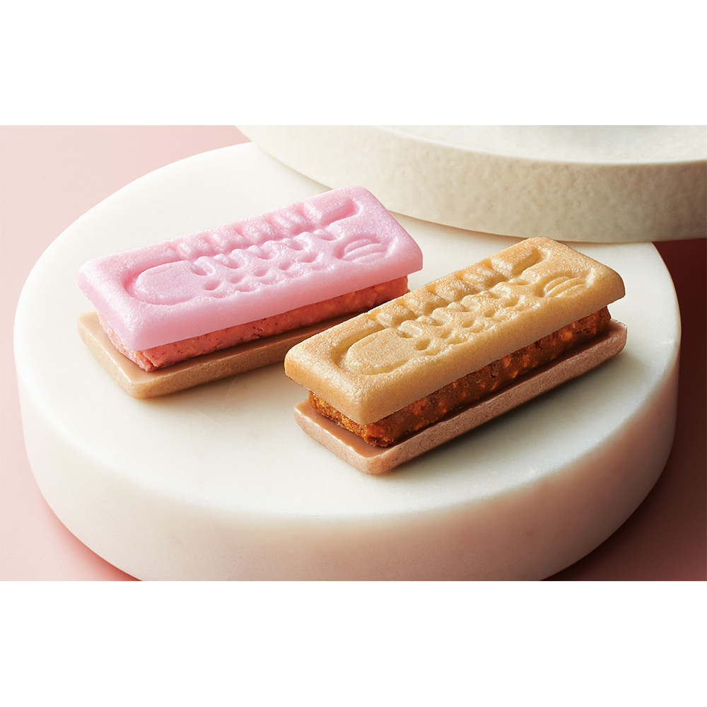 【ホワイトデー】もなかかお6個入　苺＆ジャンドゥーヤ