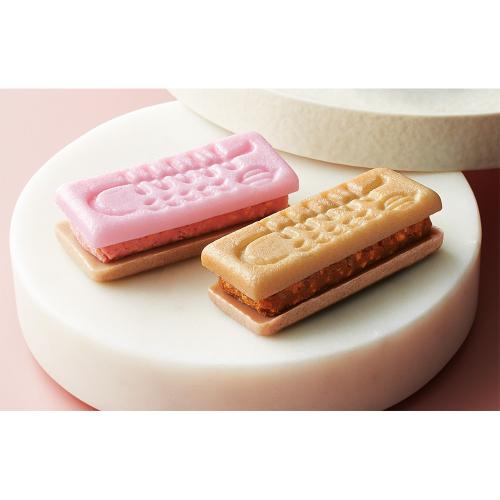 【ホワイトデー】もなかかお6個入　苺＆ジャンドゥーヤ