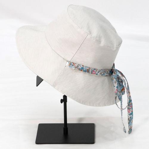 リバティプリントテープ付きハット