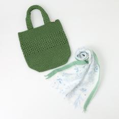 リネンコットンストール&マルシェトートバッグ