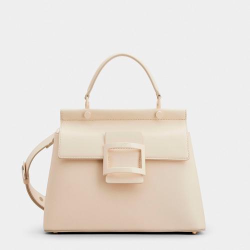 「ヴィヴ カバ」ラッカーバックル レザー バッグ