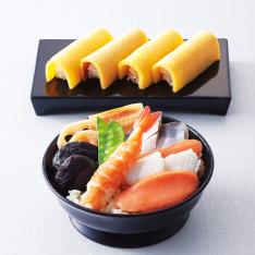 〈東京日本橋・吉野鮨本店〉ちらしずしと玉子すし