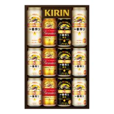 〈キリン〉一番搾り3種飲みくらべセットプレミアム・黒生入り