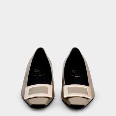 ベル ヴィヴィエ パンプス パテントレザー 34→39.5