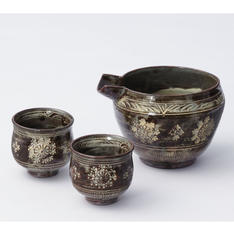 京焼・清水焼 清和窯 花盛三島 半酒器